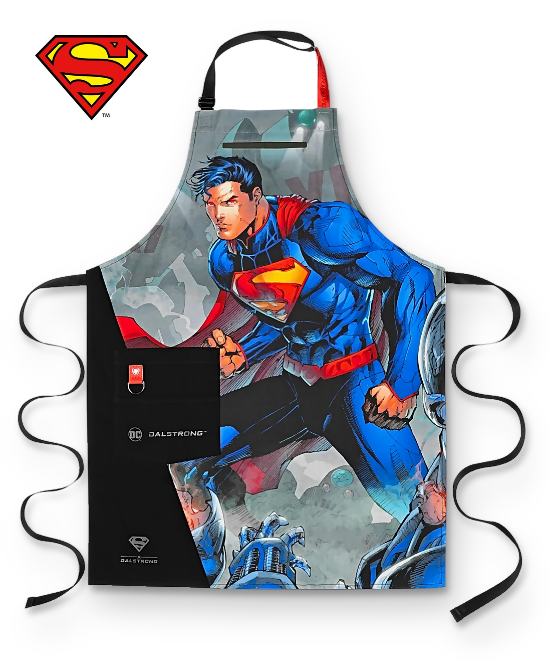 Superman™ Edition _ Chef's Apron | Superman™ Edition | Man of Steel | 100% Breathable Cotton | Dalstrong © _ 1