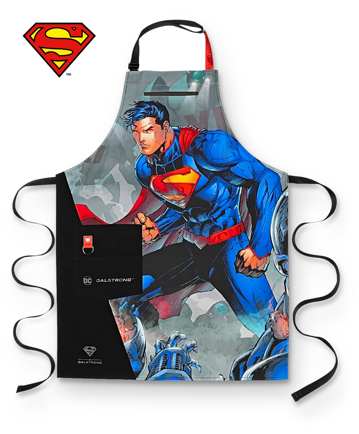 Superman™ Edition _ Chef's Apron | Superman™ Edition | Man of Steel | 100% Breathable Cotton | Dalstrong © _ 1