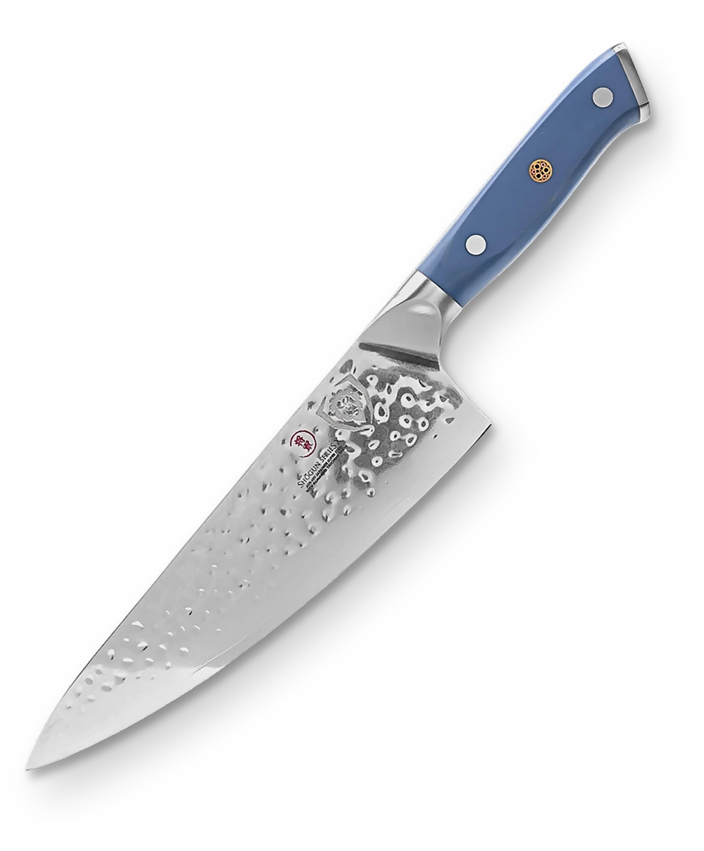 Chef's Knife 8" | Light Blue Matte ABS Handle | Shogun Series | X | Dalstrong ©