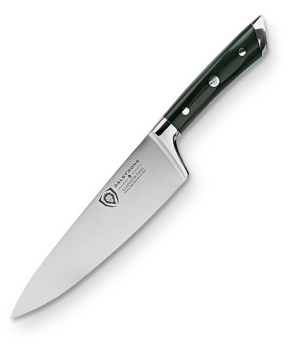 Chef's Knife 8" | Army Green Handle | Gladiator Series | NSF Certified | Dalstrong ©