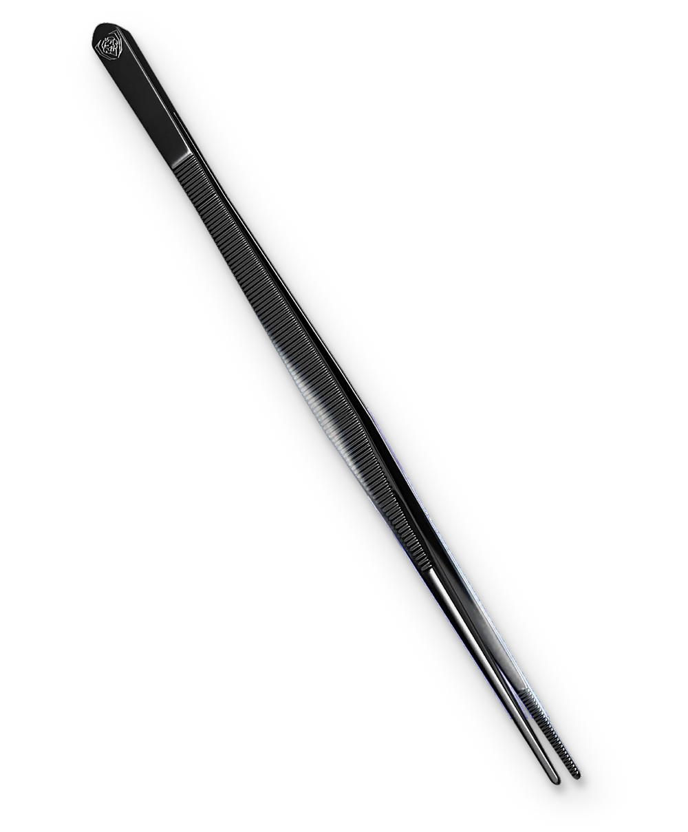High-Precision Black Titanium Coated 12" | Professional Tweezers | Dalstrong ©