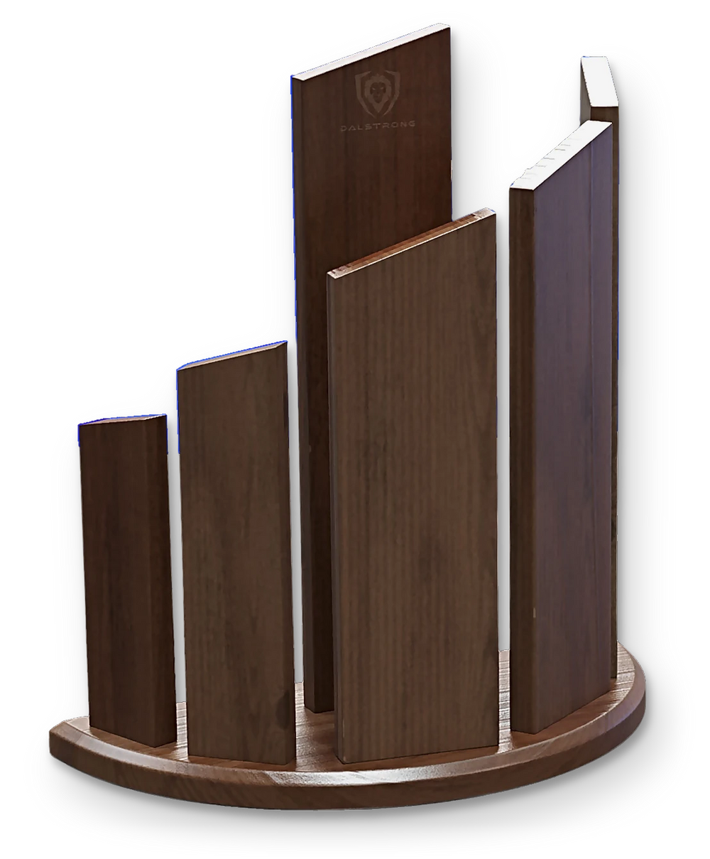 Dragon Spire Magnetic Block | Double-Sided | Walnut Wood | Dalstrong ©