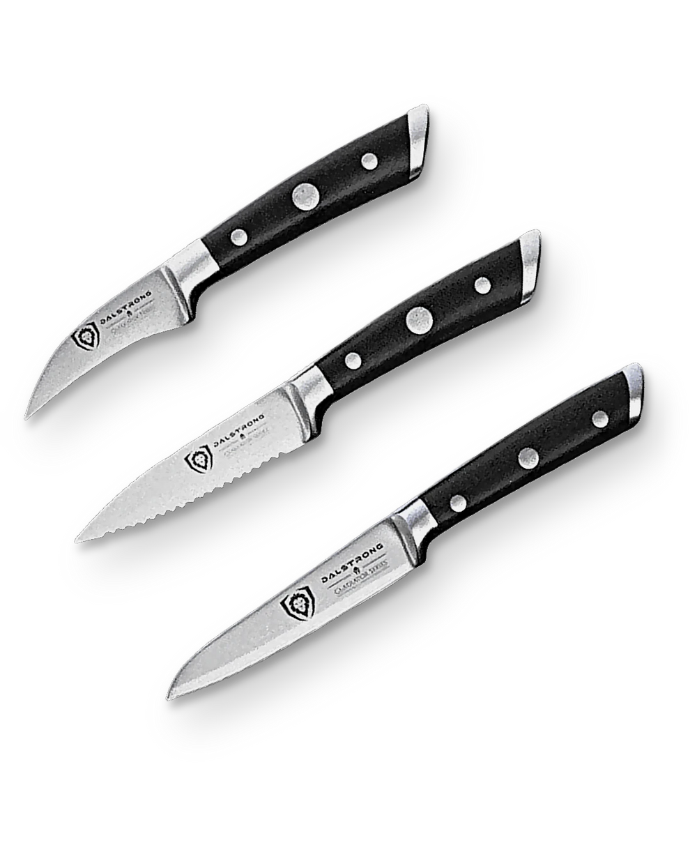 3-Piece Paring Knife Set | Gladiator Series | NSF Certified | Dalstrong ©