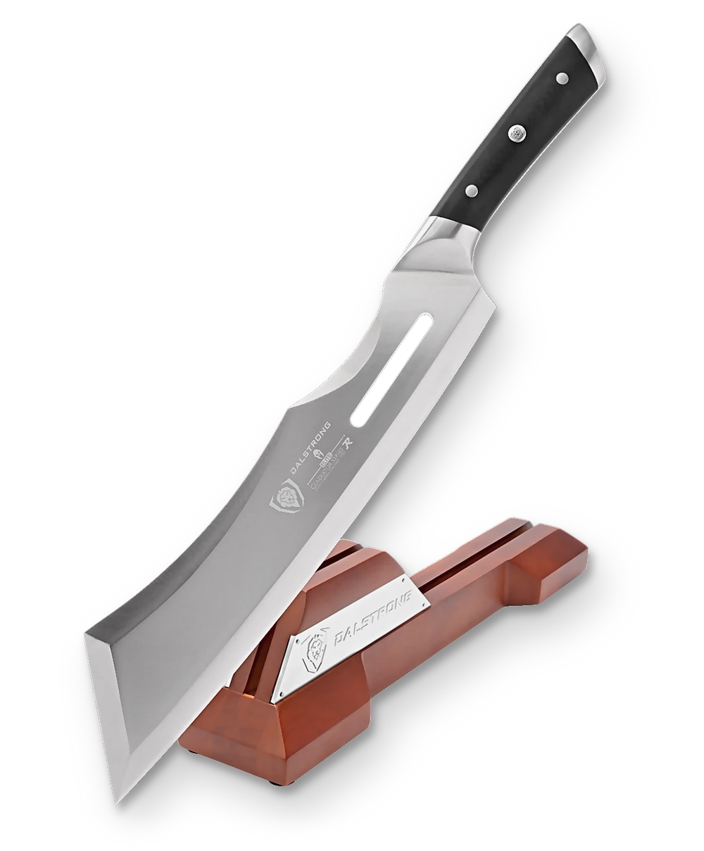 Annihilator Meat Cleaver with Stand 14" | Gladiator Series | Cleaver NSF Certified | Dalstrong ©