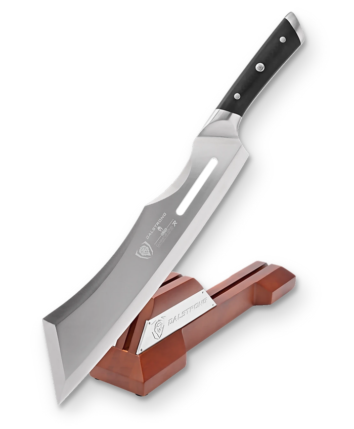 Gladiator Series _ Annihilator Meat Cleaver with Stand 14" | Gladiator Series | Cleaver NSF Certified | Dalstrong © _ 1