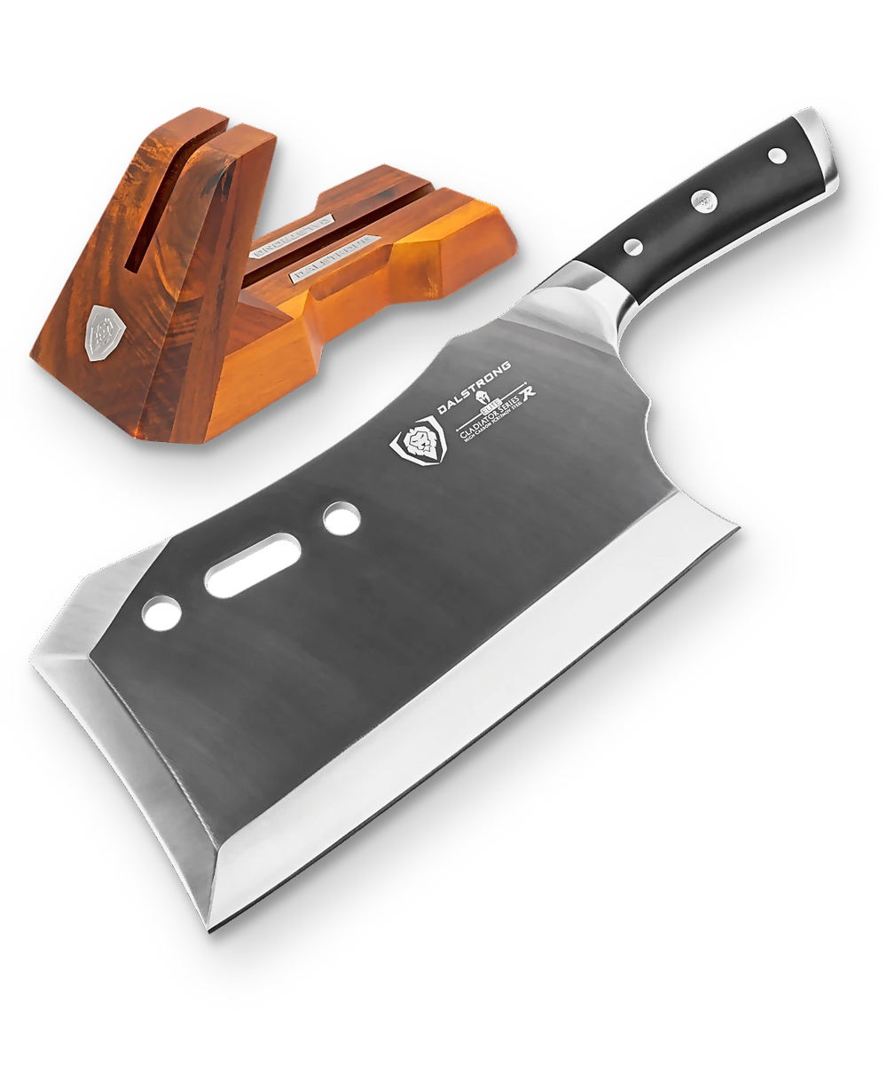 Meat Cleaver 9" with Stand | Obliterator | Gladiator Series | R | NSF Certified | Dalstrong ©