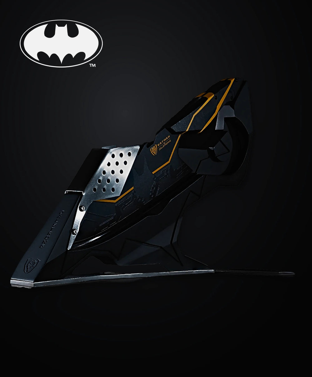 Batman StudioForge™ | 8” Bladed Displayable Chef Knife & Display Stand | The Gotham City™ Edge