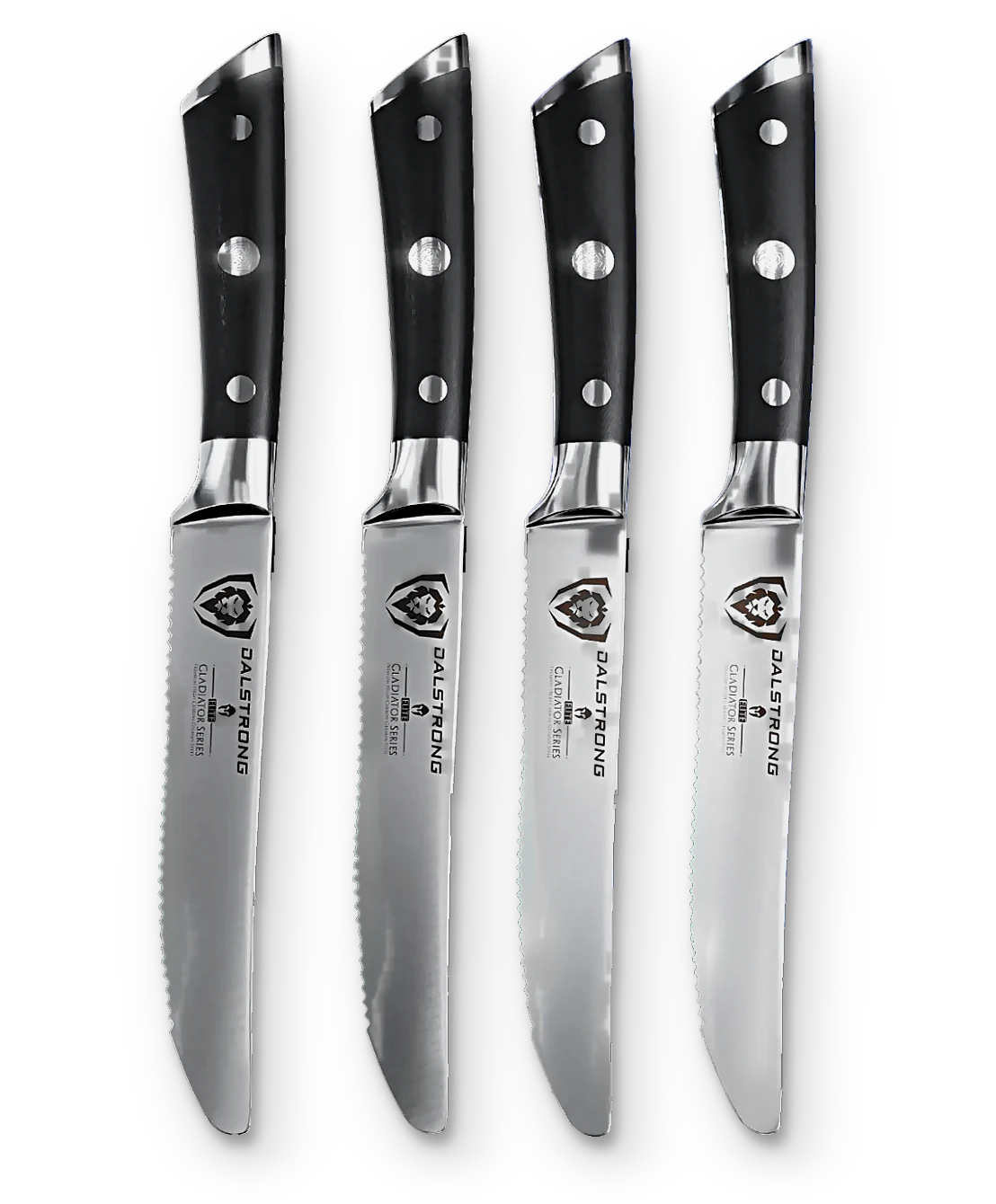 Gladiator Series _ 4-Piece Serrated Steak Knife Set | Gladiator Series | NSF Certified | Dalstrong © _ 1