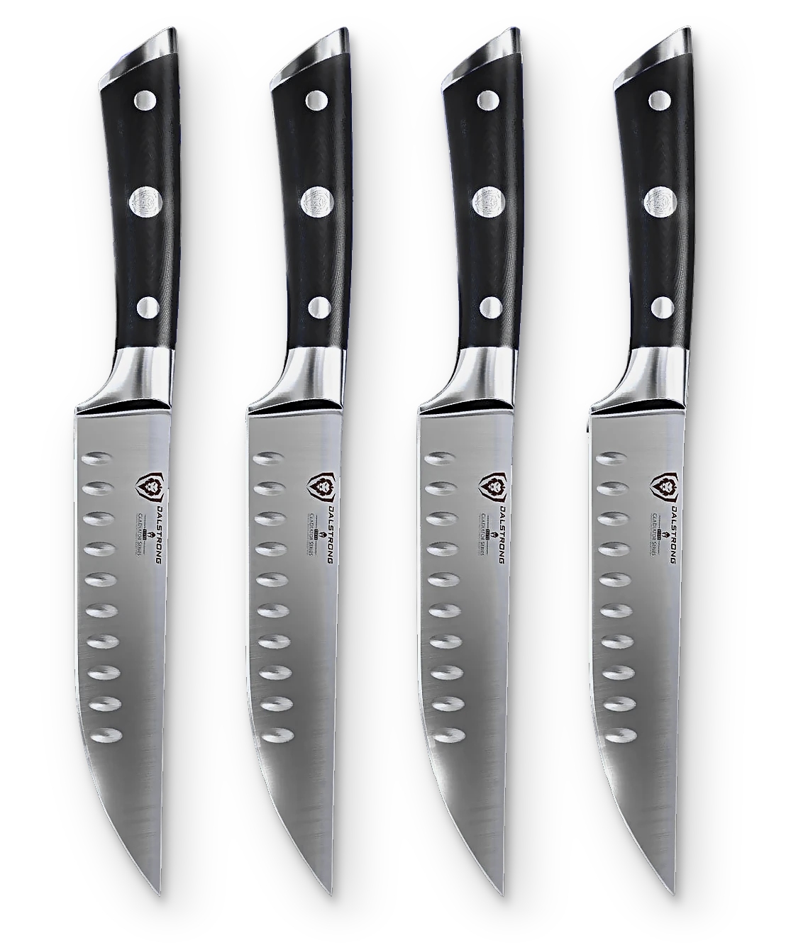 Gladiator Series _ 4-Piece Straight-Edge Steak Knife Set | Gladiator Series | NSF Certified | Dalstrong © _ 1
