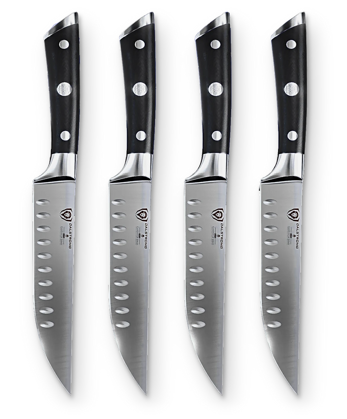 Gladiator Series _ 4-Piece Straight-Edge Steak Knife Set | Gladiator Series | NSF Certified | Dalstrong © _ 1