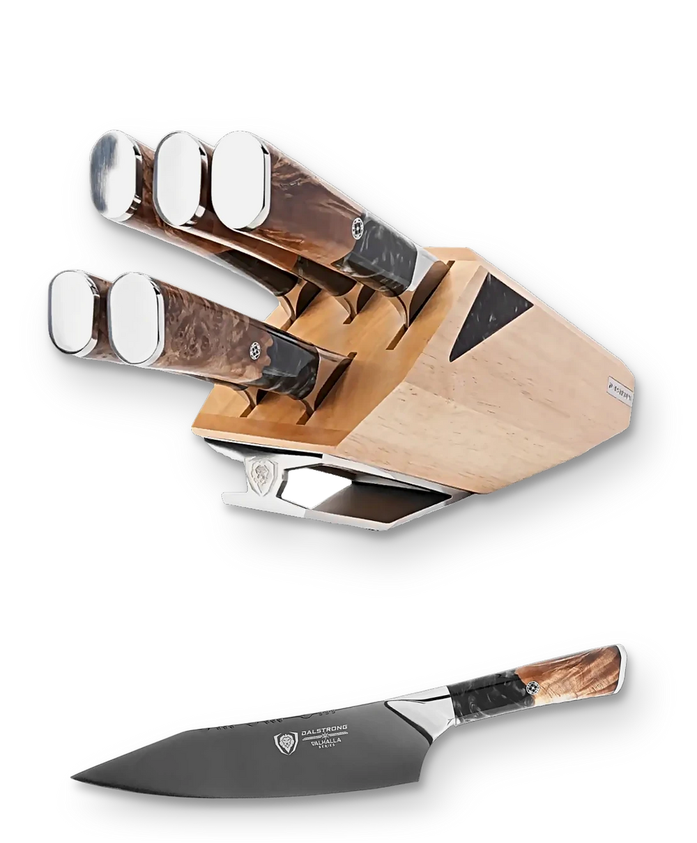 Knife Block Set | 5-Piece | Valhalla Series | Ravenstone Edition | Dalstrong ©