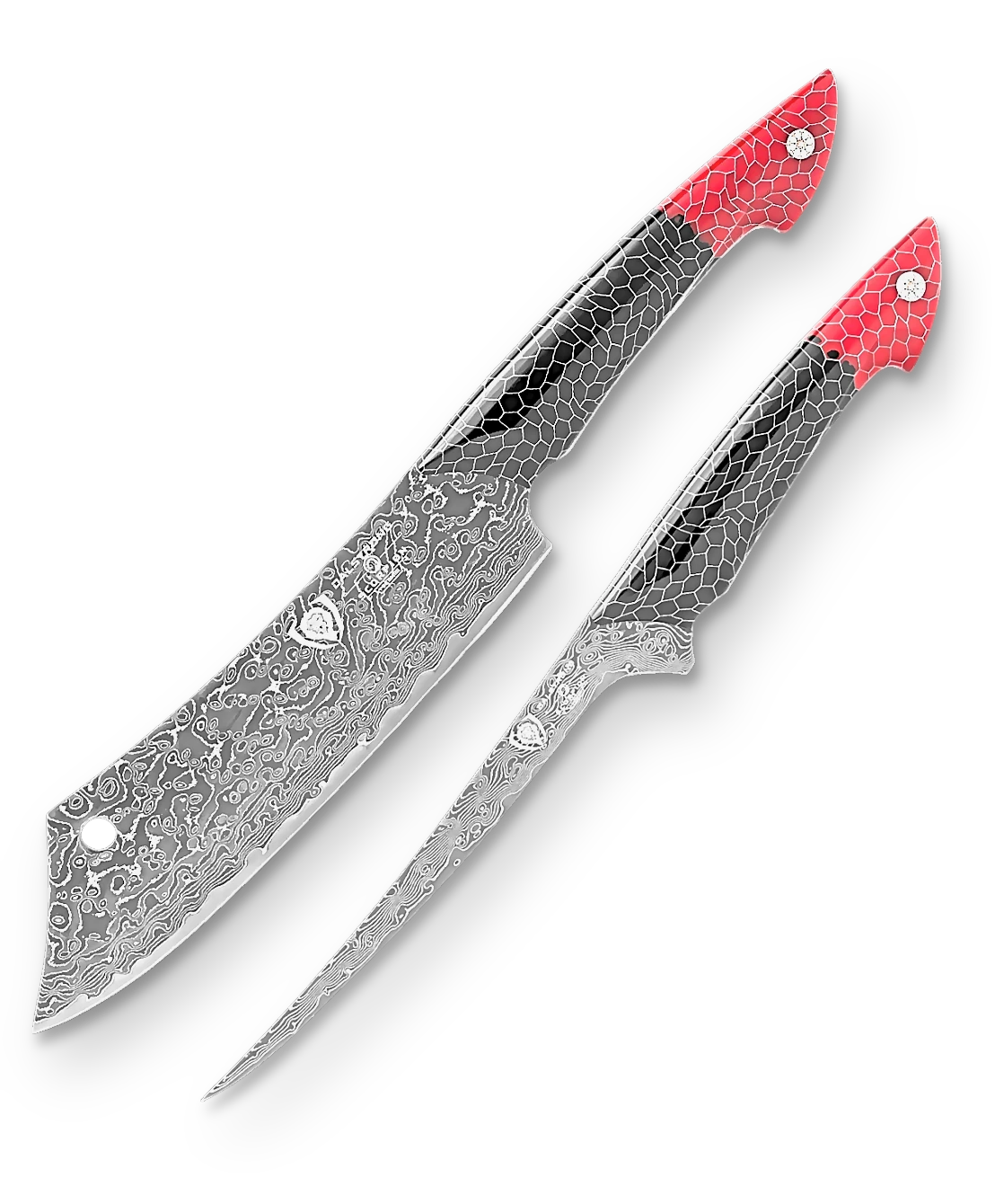 Scorpion Series 8" Crixus Knife + 7" Fillet Knife _ Meat Prep Bundle _ 1