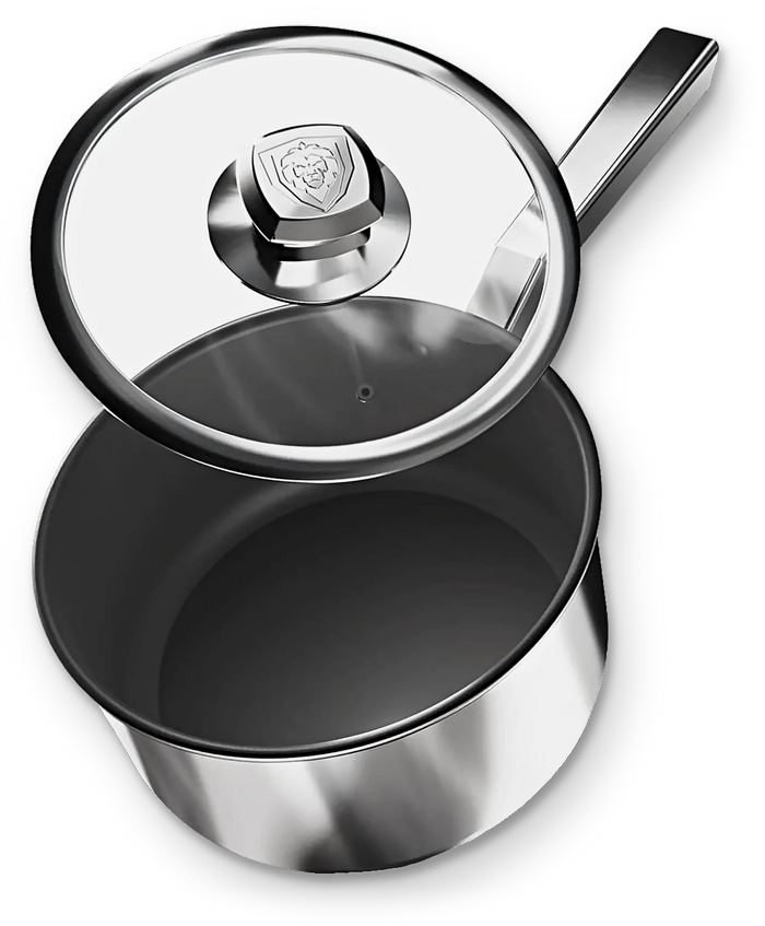 Oberon Series _ 3 Quart Stock Pot | ETERNA Non-Stick | Oberon Series | Dalstrong © _ 1