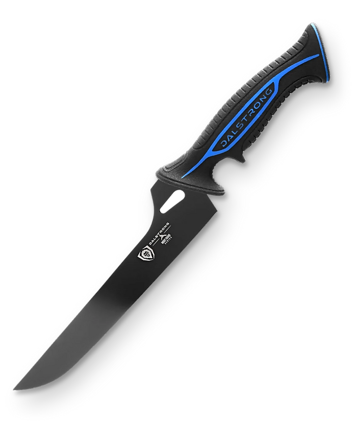 Night Shark Series _ Offset Slicing & Carving Knife 10" | Night Shark Series | NSF Certified | Dalstrong © _ 1