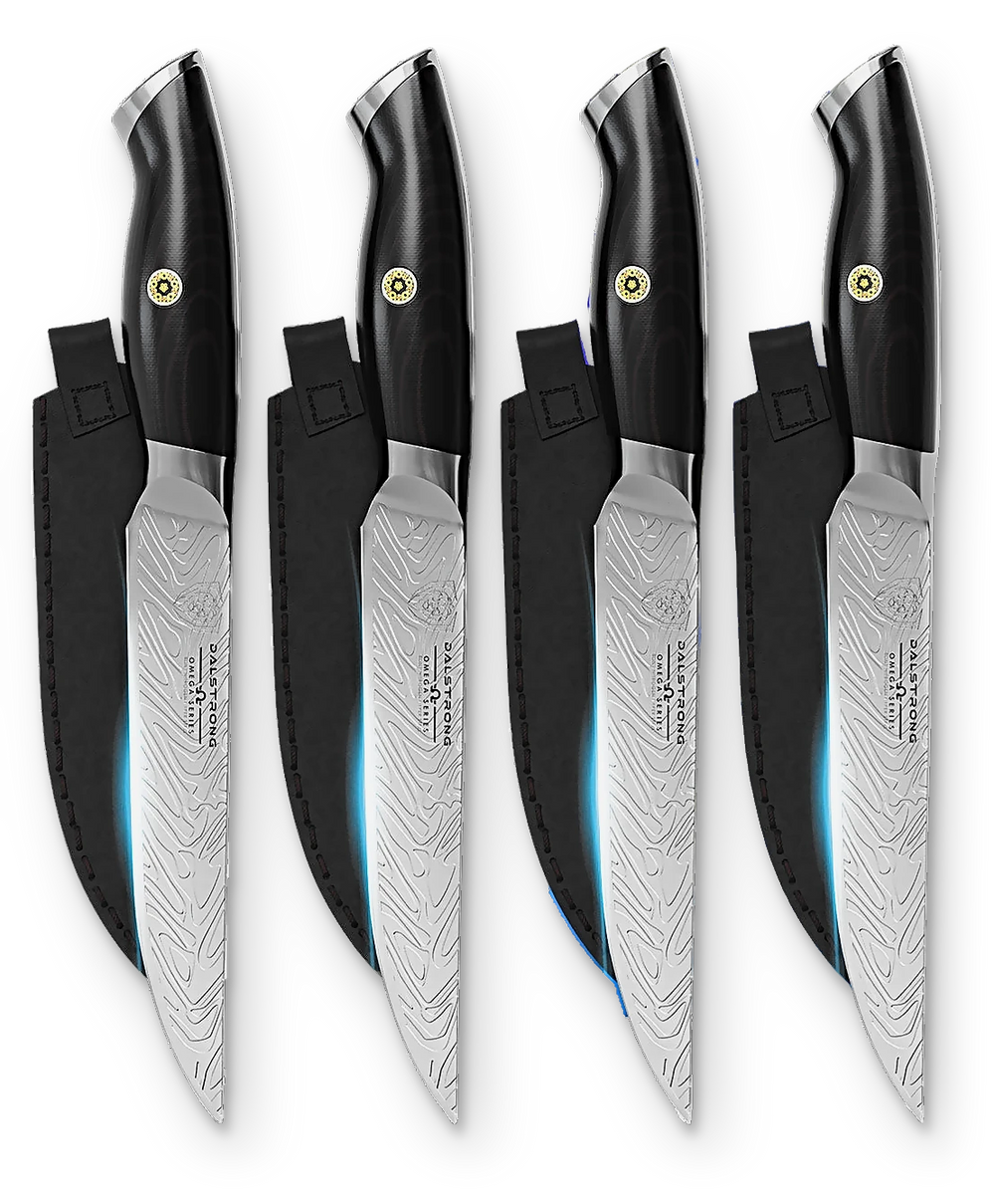 4-Piece Steak Knife Set 5.5" | Omega Series | Dalstrong ©