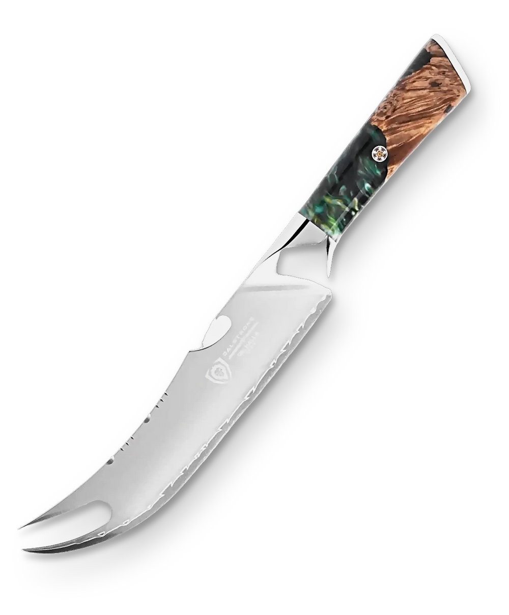 Pitmaster Knife 8" | Forked Tip & Bottle Opener | Valhalla Series | Dalstrong ©
