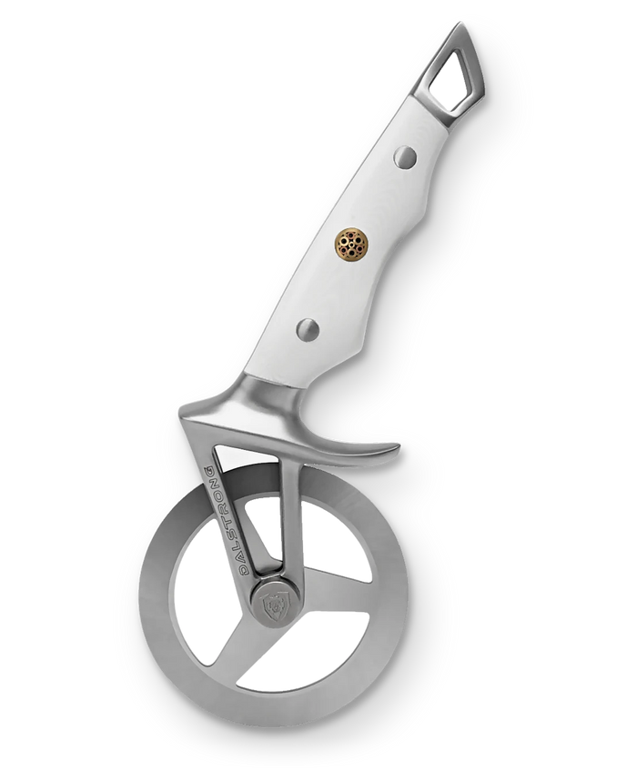 Wheel Series _ Pizza Wheel & Cutter | White Handle | Wheel Series | Dalstrong © _ 1