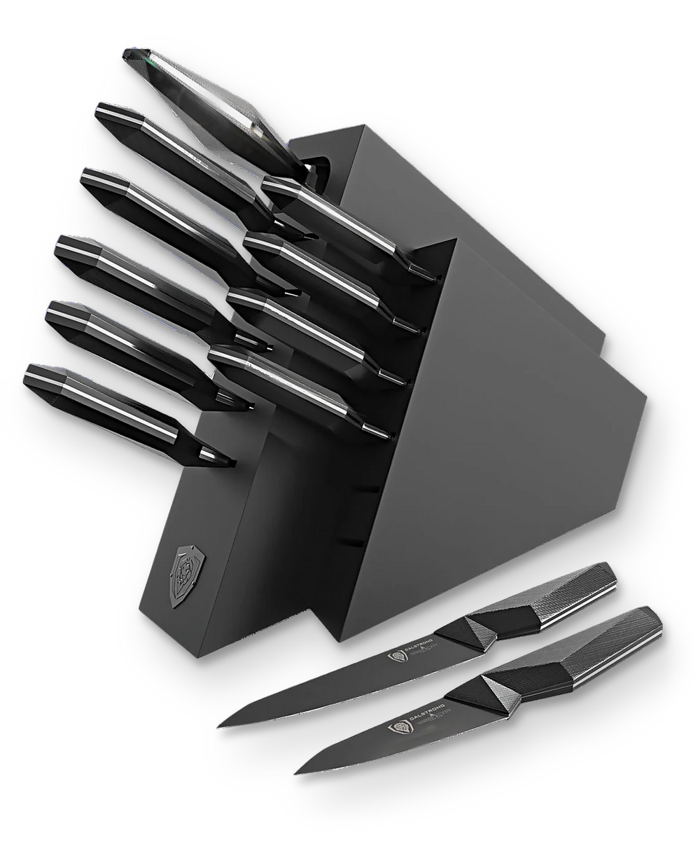 12-Piece Knife Block Set | Shadow Black Series | NSF Certified | Dalstrong ©