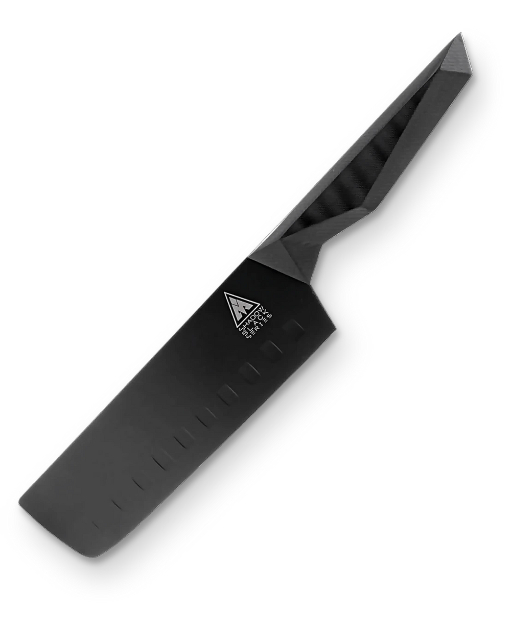 Nakiri Vegetable Knife 7" | Shadow Black Series | NSF Certified | Dalstrong ©