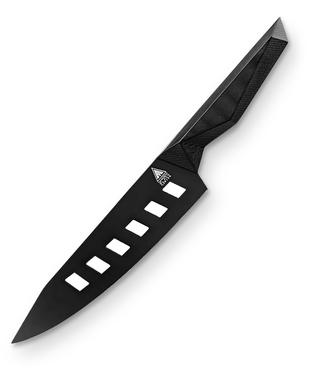 Vegetable Chef's Knife 7" | Shadow Black Series | NSF Certified | Dalstrong ©