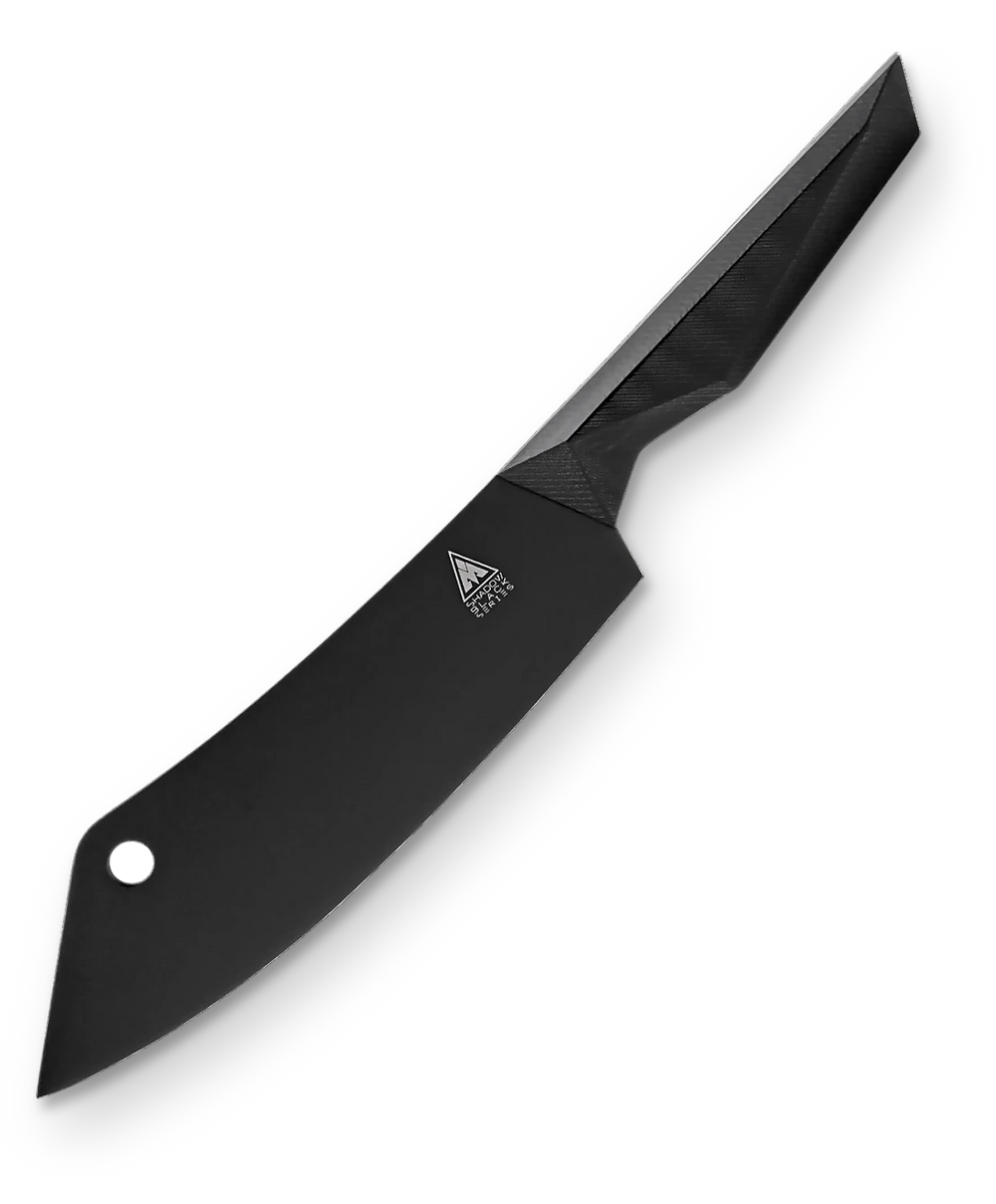 Chef's Knife-Cleaver Hybrid 8" | Crixus | Shadow Black Series | NSF Certified | Dalstrong ©
