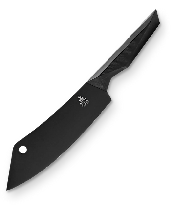 Shadow Black Series _ Chef's Knife-Cleaver Hybrid 8" | Crixus | Shadow Black Series | NSF Certified | Dalstrong © _ 1