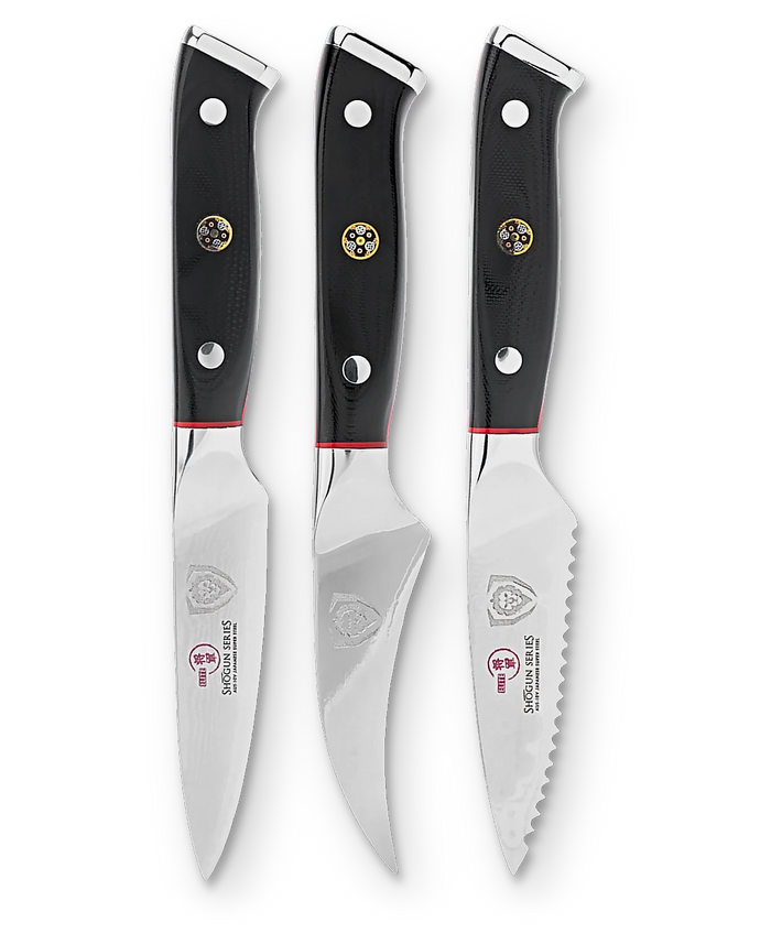 Shogun Series _ 3 Piece Paring Knife Set | Shogun Series | ELITE | Dalstrong © _ 1