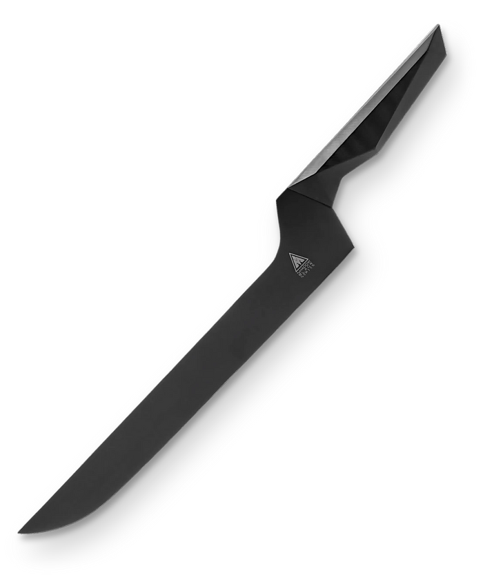 Shadow Black Series _ Slicing & Carving Knife 12" | Offset Blade | Shadow Black Series | NSF Certified | Dalstrong © _ 1