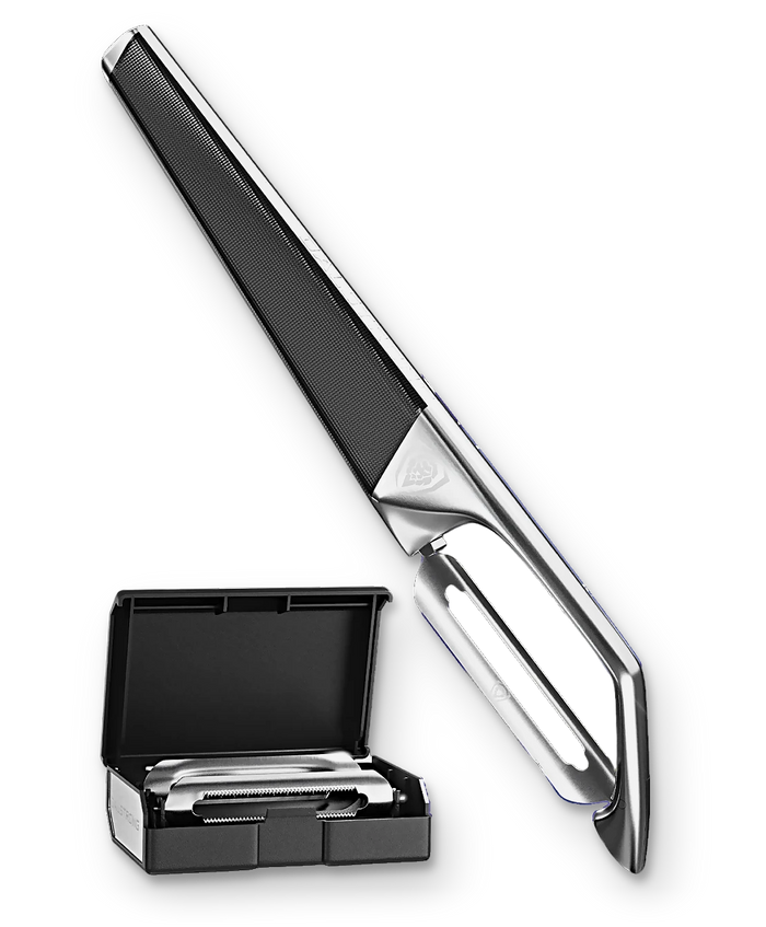 Dalstrong © _ Swivel Straight Peeler | 3 Blades Case | Dalstrong © _ 1