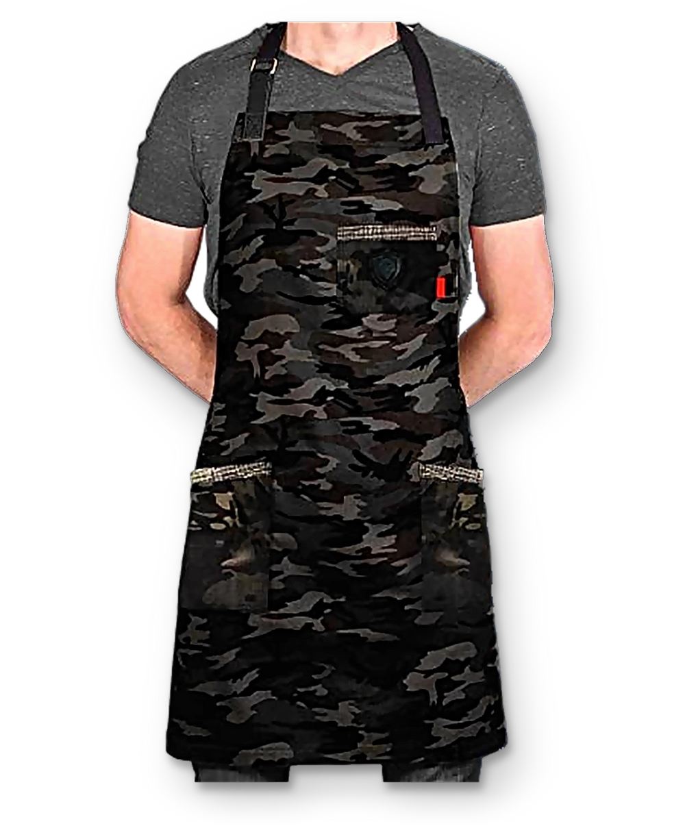 The Kitchen Rambo | Dark Camo Professional Chef's Kitchen Apron | Dalstrong ©
