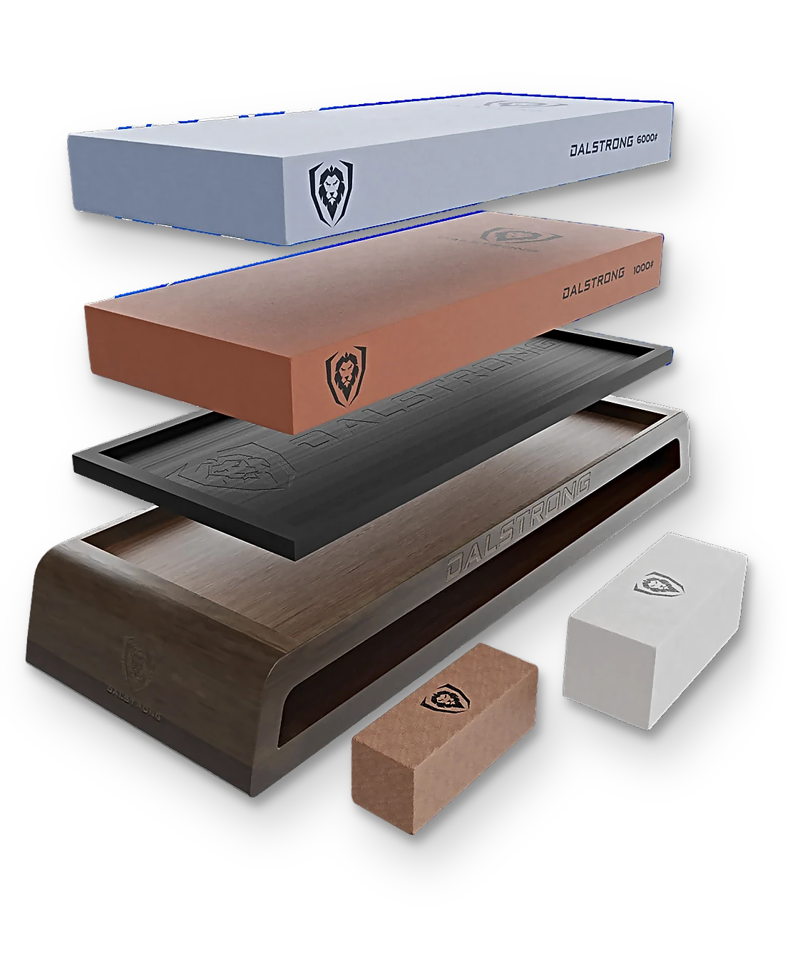 Dalstrong © _ #1000 / #6000 Grit with Nagura Stone & Rust Eraser | Premium Whetstone Kit | Dalstrong © _ 1