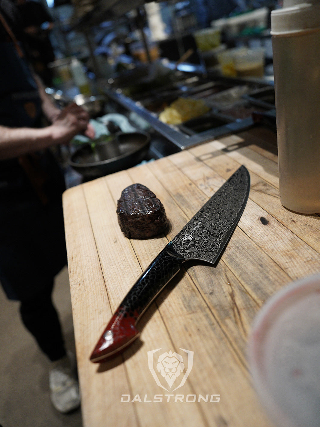 Scorpion Hellfire Bundle | 8" Chef's Knife + 4" Paring Knife + 11" Slicer Knife