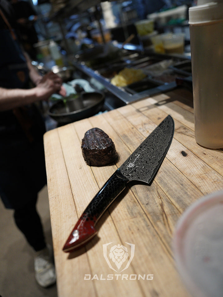 Scorpion Hellfire Bundle | 8" Chef's Knife + 4" Paring Knife + 11" Slicer Knife