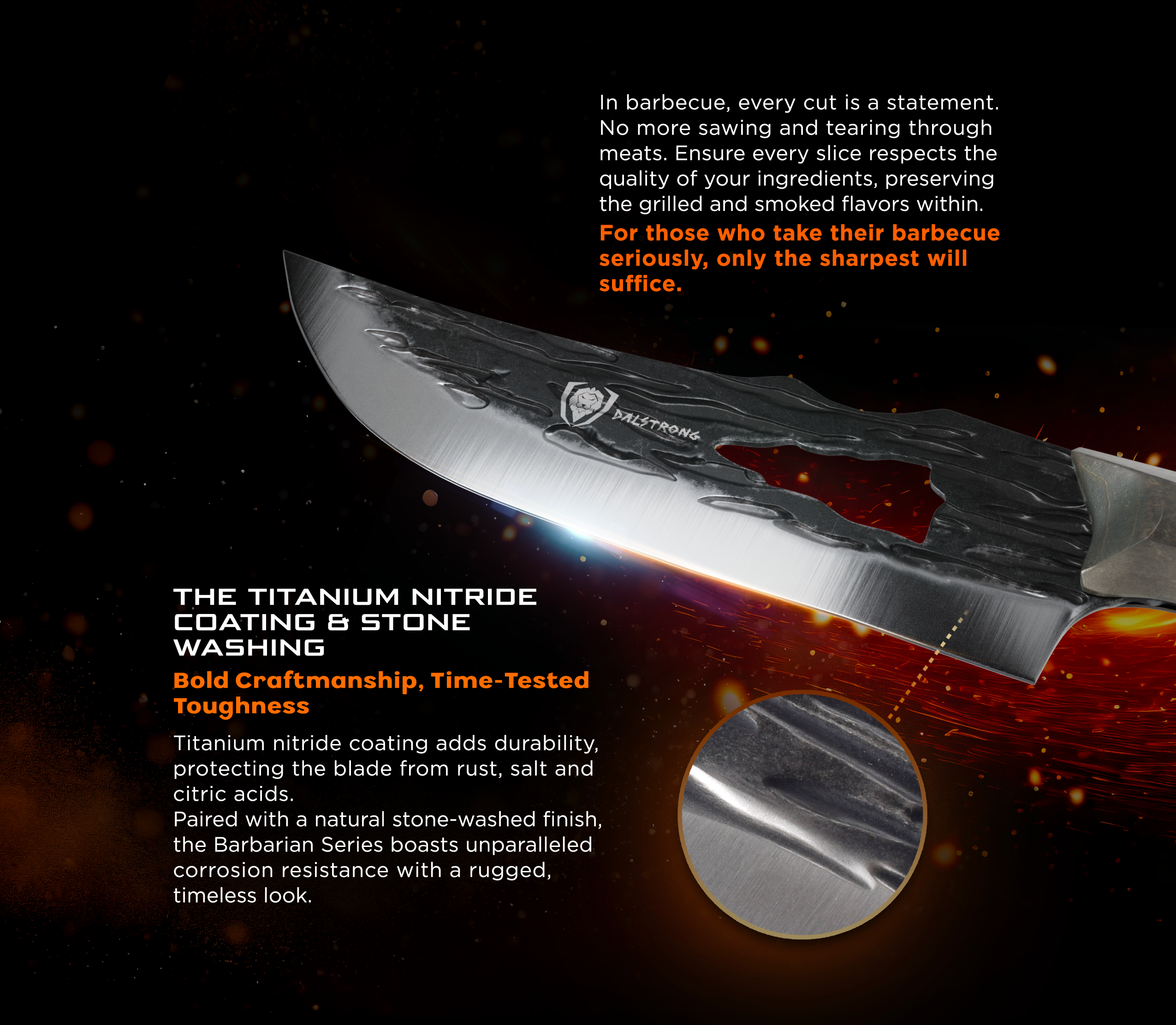 Dalstrong Santoku Knife -7- Shadow Black Series Black Titanium Nitride Coated