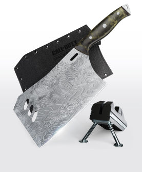 Call of Duty © Edition _ Cleaver Knife with Stand | Obliterator | Call of Duty © Edition | EXCLUSIVE COLLECTOR SET | Dalstrong © _ 1