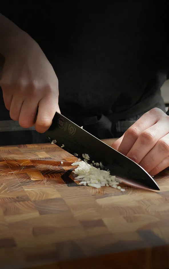 Chef's Knife 8" | Shadow Black Series | NSF Certified | Dalstrong ©