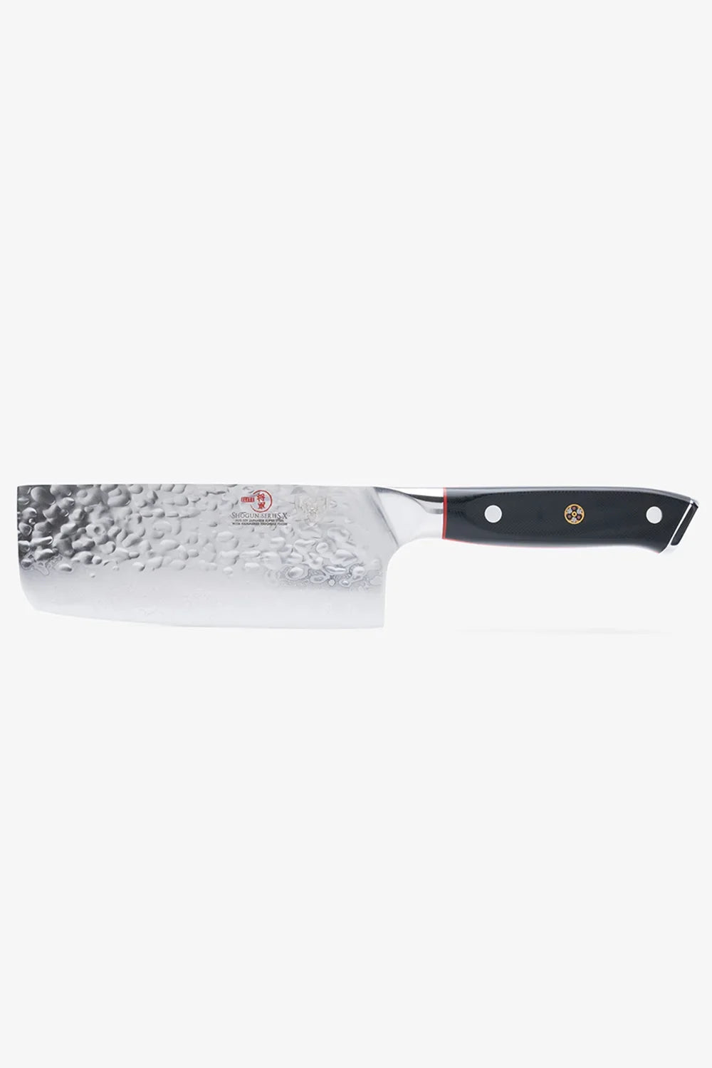 Side profile of the Shogun 6-inch nakiri showing its rectangular blade