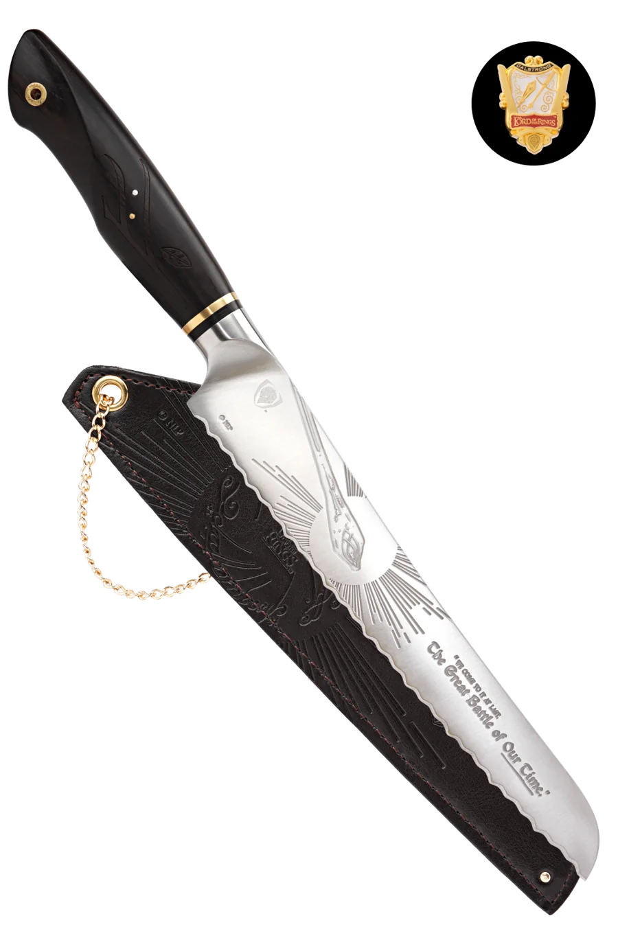 The Lord of the Rings Edition 9-inch Bread Knife with sheath