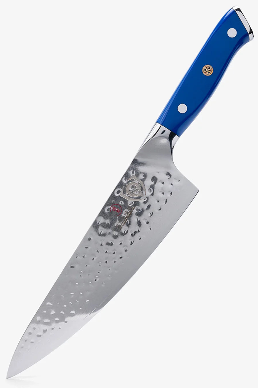Complete blue-handle Shogun Series X 8-inch Chef’s Knife
