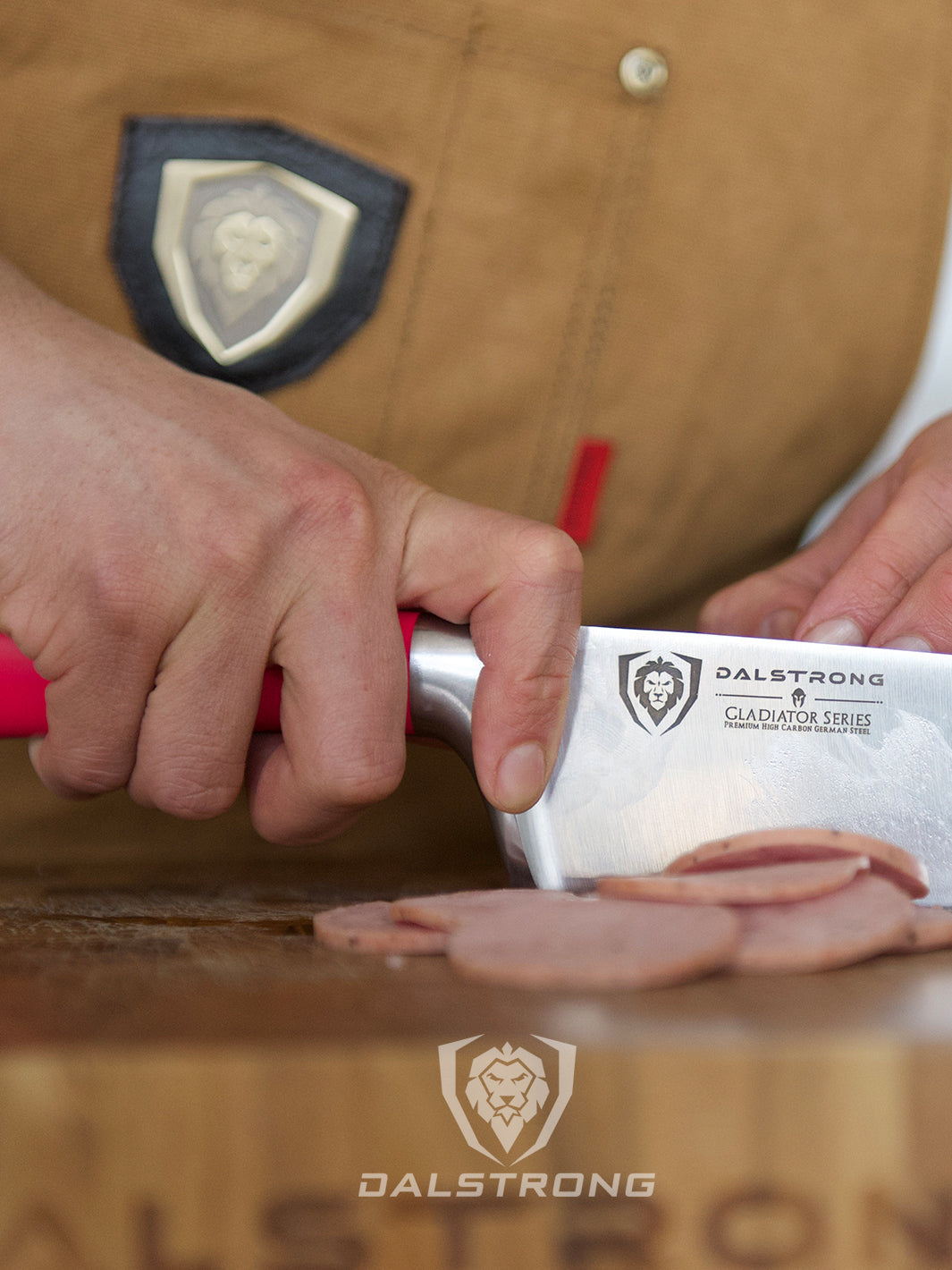 Chef Knife 8" | Fuchsia ABS Handle | Gladiator Series | NSF Certified | Dalstrong © - 8