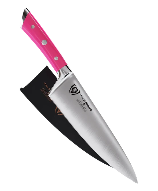 Gladiator Series _ Chef Knife 8" | Fuchsia ABS Handle | Gladiator Series | NSF Certified | Dalstrong © _ 1