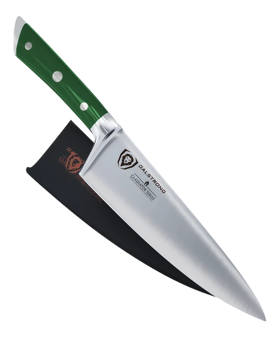 Gladiator Series _ Chef's Knife 8" | Army Green Handle | Gladiator Series | NSF Certified | Dalstrong © _ 1