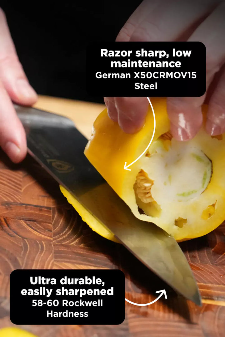 The Gladiator Bundle | 14" Annihilator Meat Cleaver with Stand + 8" Chef's Knife