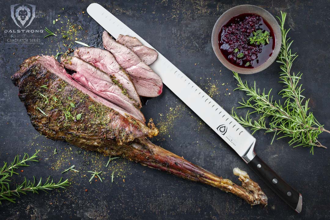 Slicing & Carving Knife 14" Extra-Long | Gladiator Series | NSF Certified | Dalstrong © 9