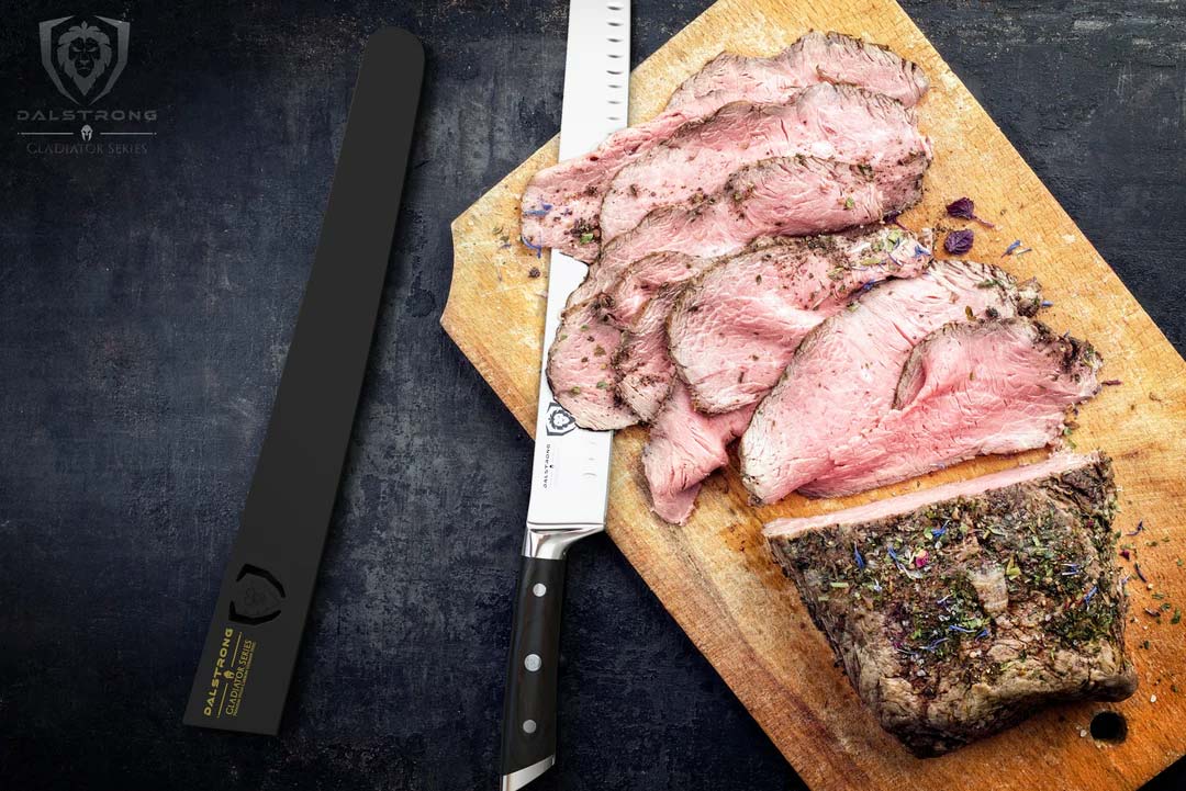 Slicing & Carving Knife 14" Extra-Long | Gladiator Series | NSF Certified | Dalstrong © 10