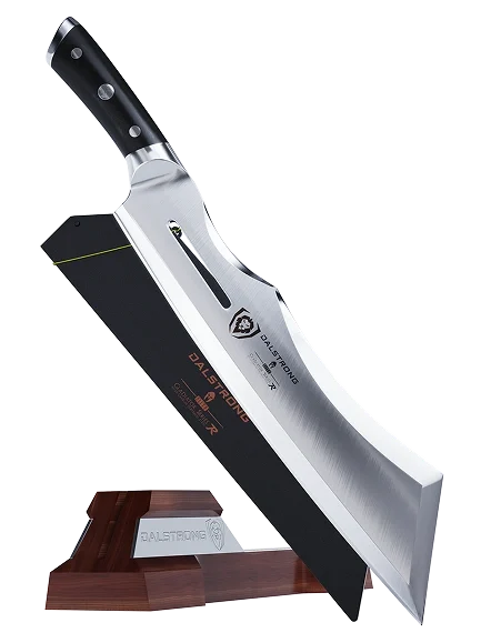 Annihilator Meat Cleaver with Stand 14" | Gladiator Series | Cleaver NSF Certified | Dalstrong ©