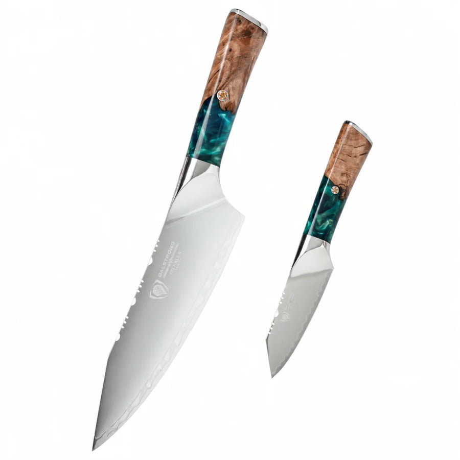 2 Piece Set | Chef Knife & Paring Knife | Valhalla Series | Dalstrong ©