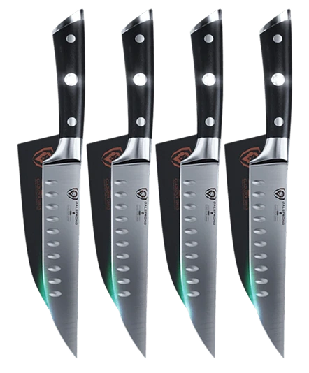 4-Piece Straight-Edge Steak Knife Set 