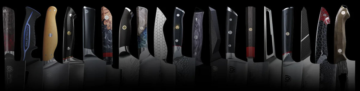 Distinctive handles from the Dalstrong knife collection