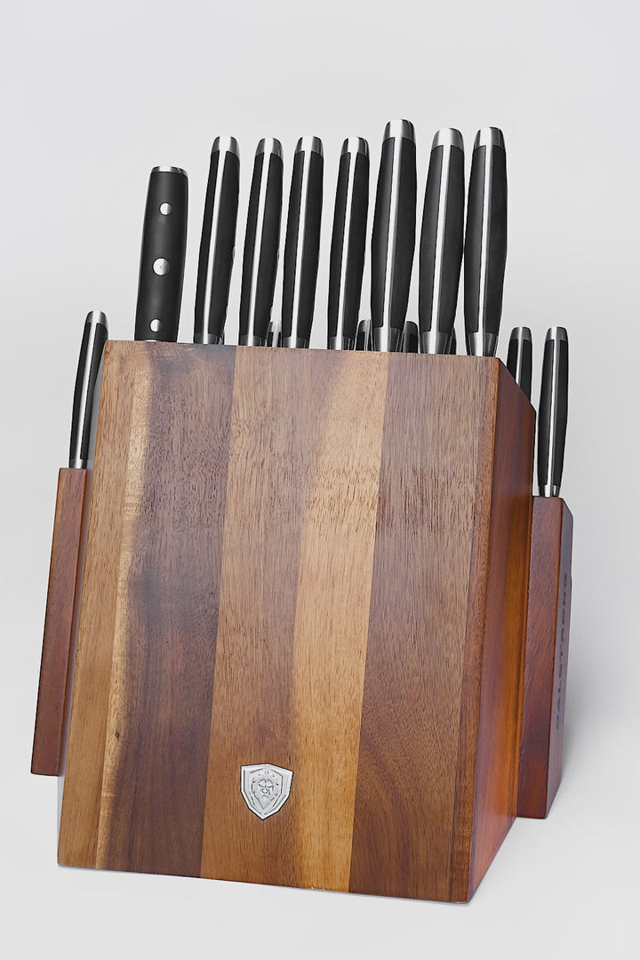 18 Piece Colossal Knife Set with Block | Gladiator Series | Knives NSF Certified